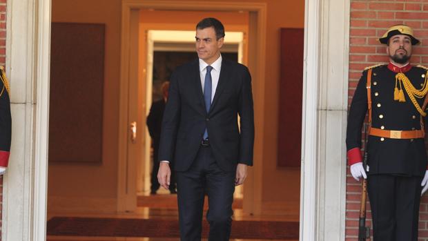 Pedro Sánchez se ha estrenado este lunes en la Moncloa