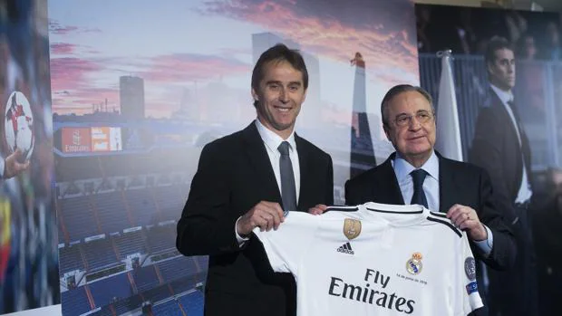 Presentación de Lopetegui como jugador del Real Madrid