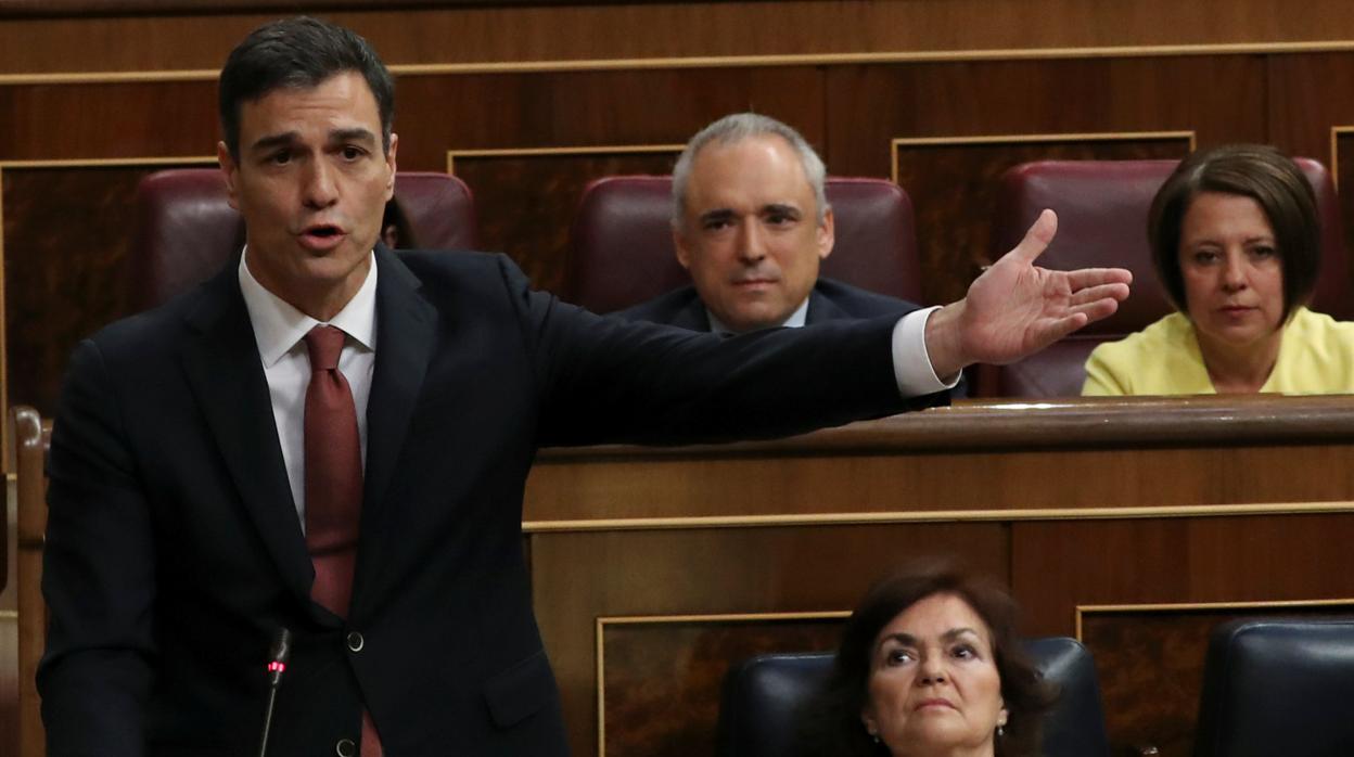 El presidente del Gobierno, Pedro Sánchez