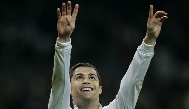 Cristiano Ronaldo celebrando un gol