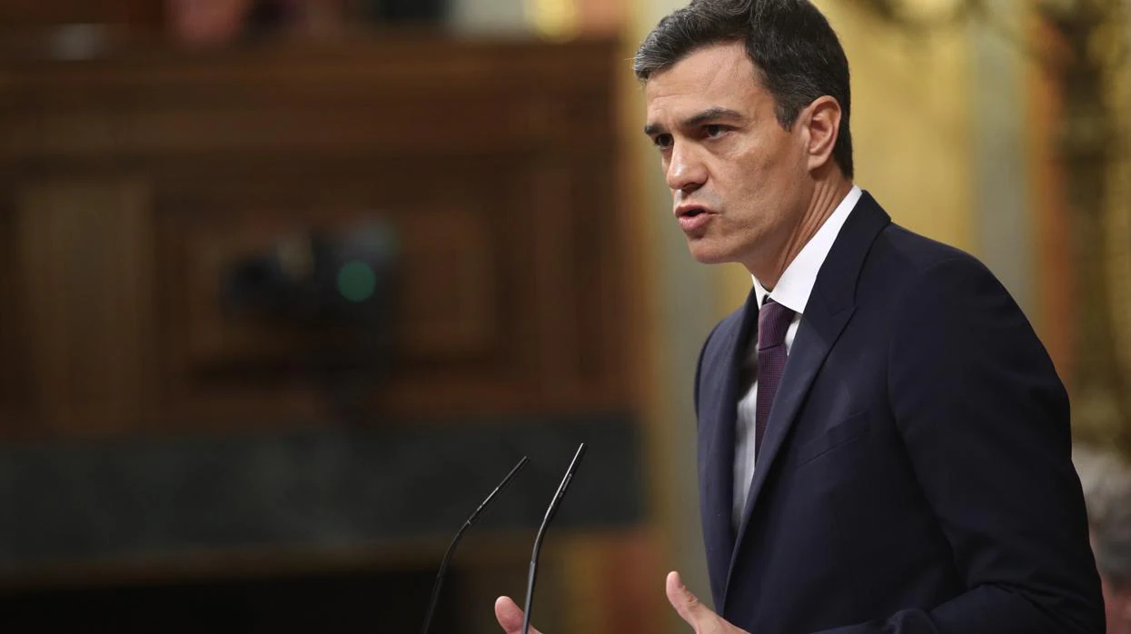 El presidente del Gobierno, Pedro Sánchez, informa al Congreso del programa de su Ejecutivo