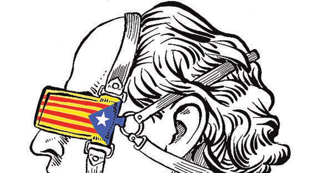 Cataluña dentro de España