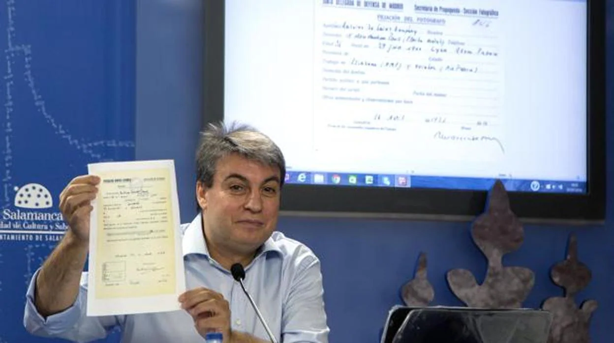 El investigador Policarpo Sánchez, en una imagen de archivo