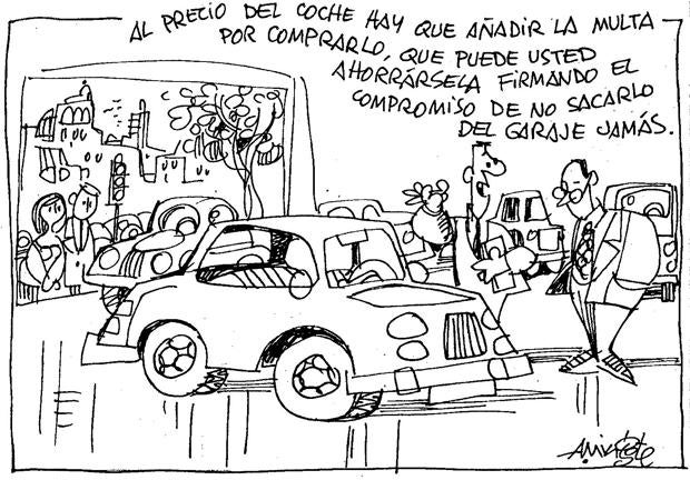 Mingote y los automóviles