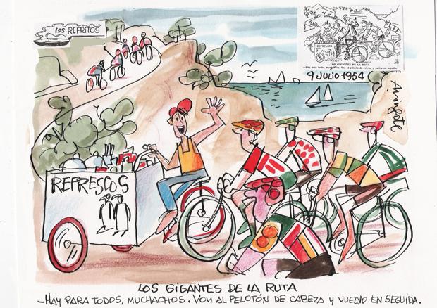 La Vuelta Ciclista a España vista por Mingote