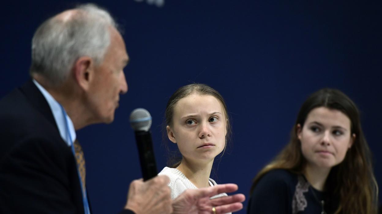 Greta Thunberg, en la Cumbre del Clima de Madrid.