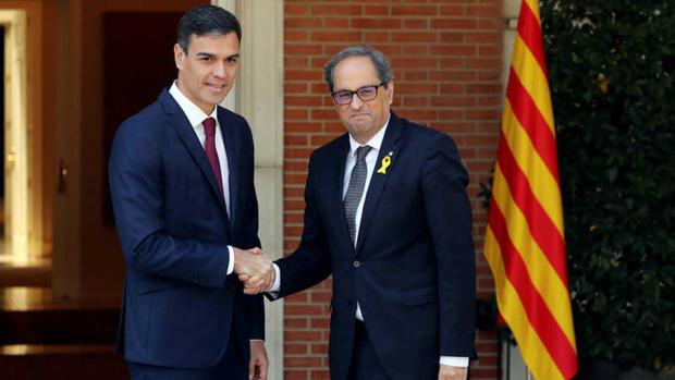 Sánchez, Torra, Suárez y Tejero