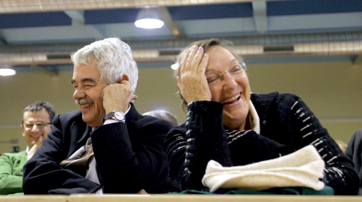 Pasqual Maragall y Diana Garrigosa