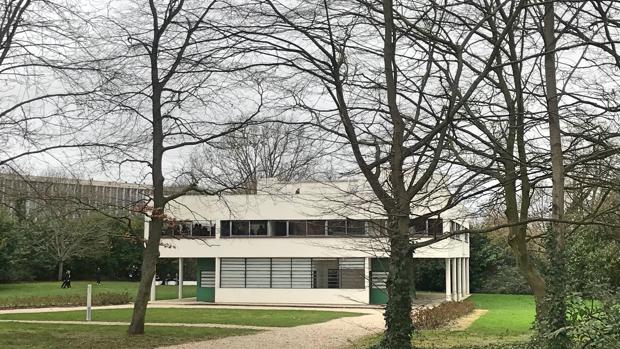 Hervé en Villa Savoye