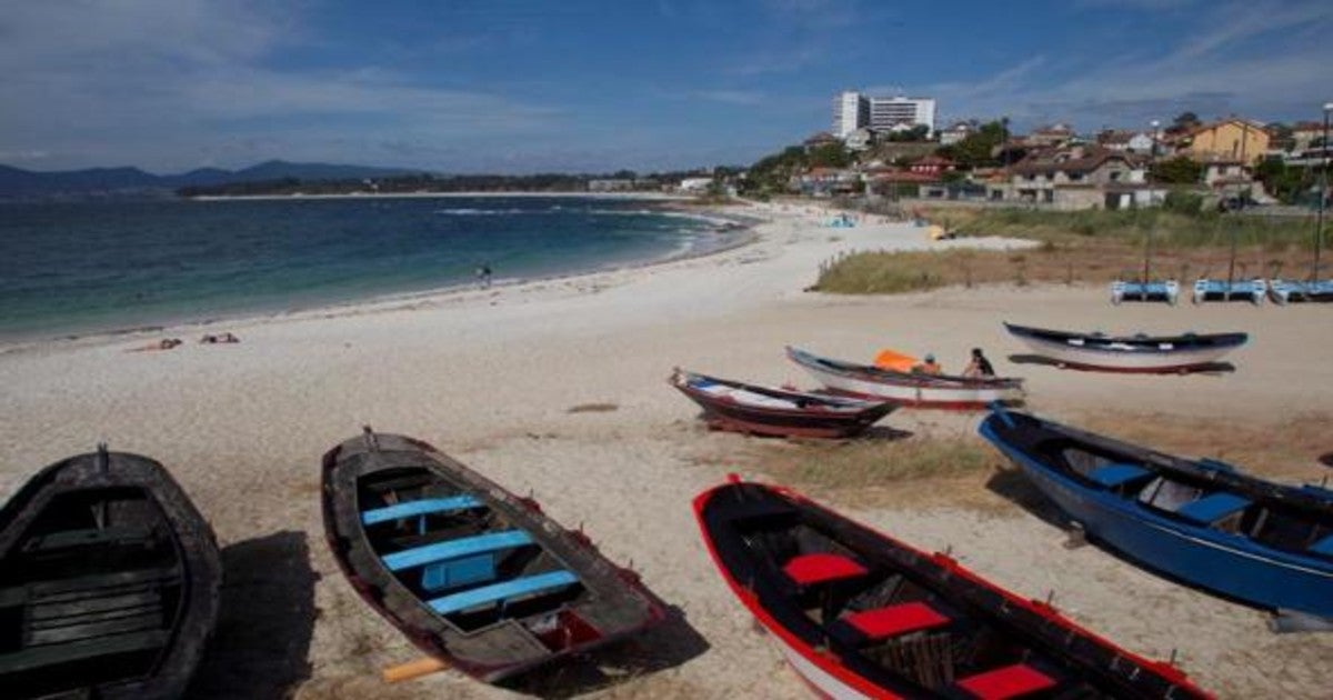 La playa de Vigo.