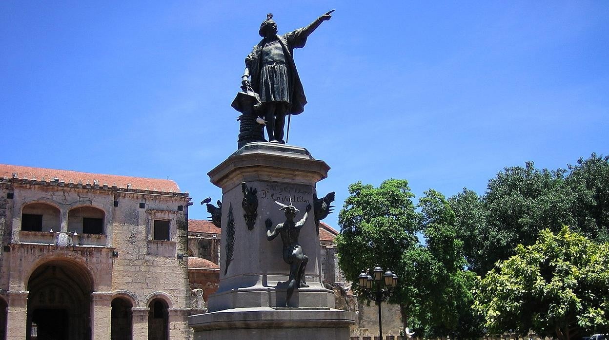 Monumento a Colón en Santo Domingo.