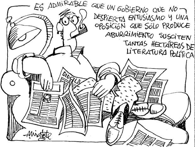 Un respiro con Mingote. El interés por la política