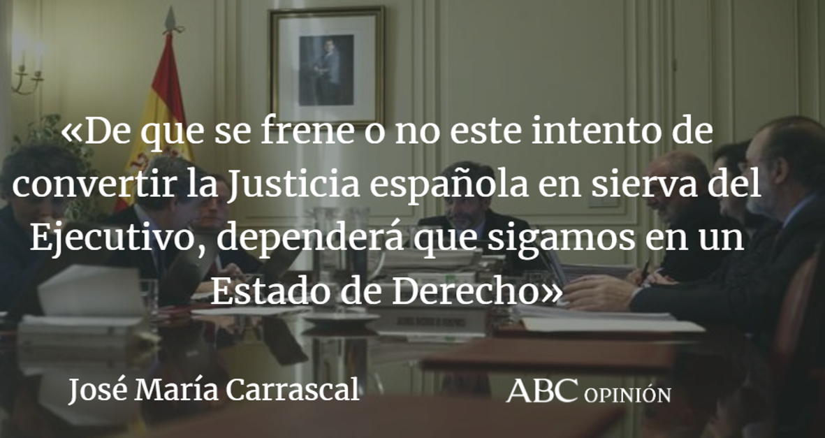 José María Carrascal: ¡Jueces fuera!