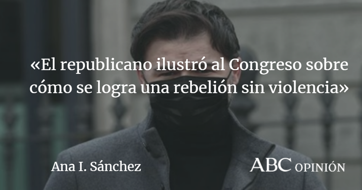 Ana I. Sánchez: Rufián y el manual del golpismo