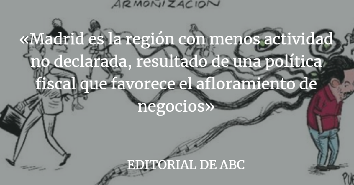 A menos impuestos, menos economía sumergida