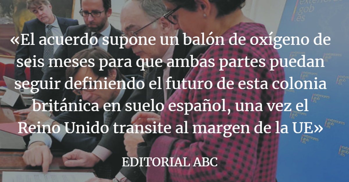 Un acuerdo para sortear la temida frontera dura