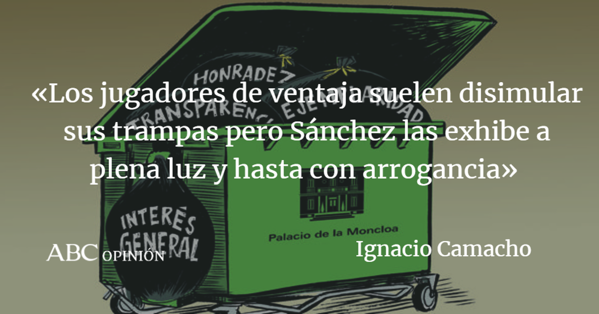 Ignacio Camacho: «Tramparencia»