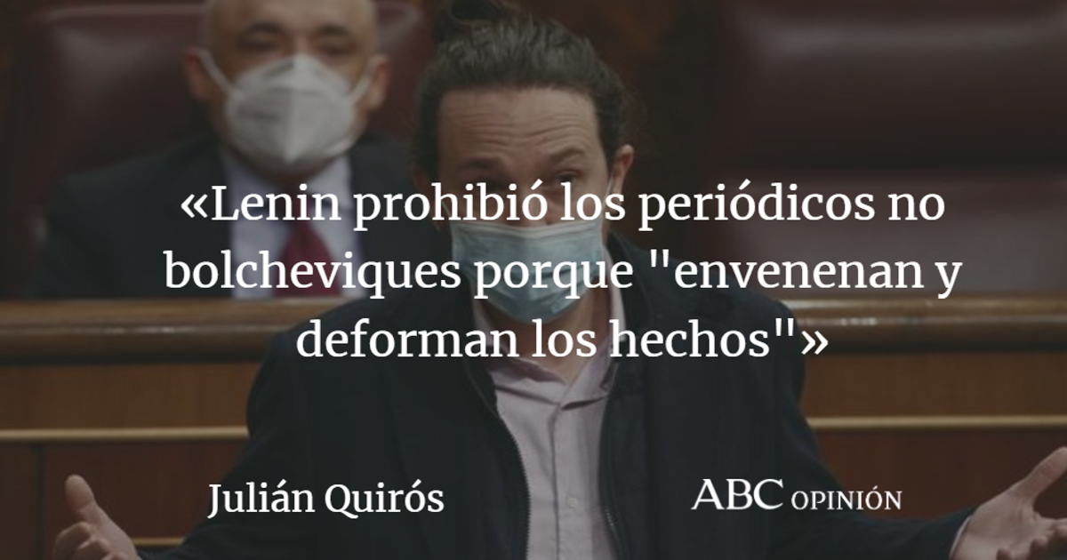 Julián Quirós: Amenaza de censura
