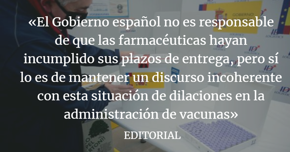 Editorial ABC: Más vacunas, menos sectarismo