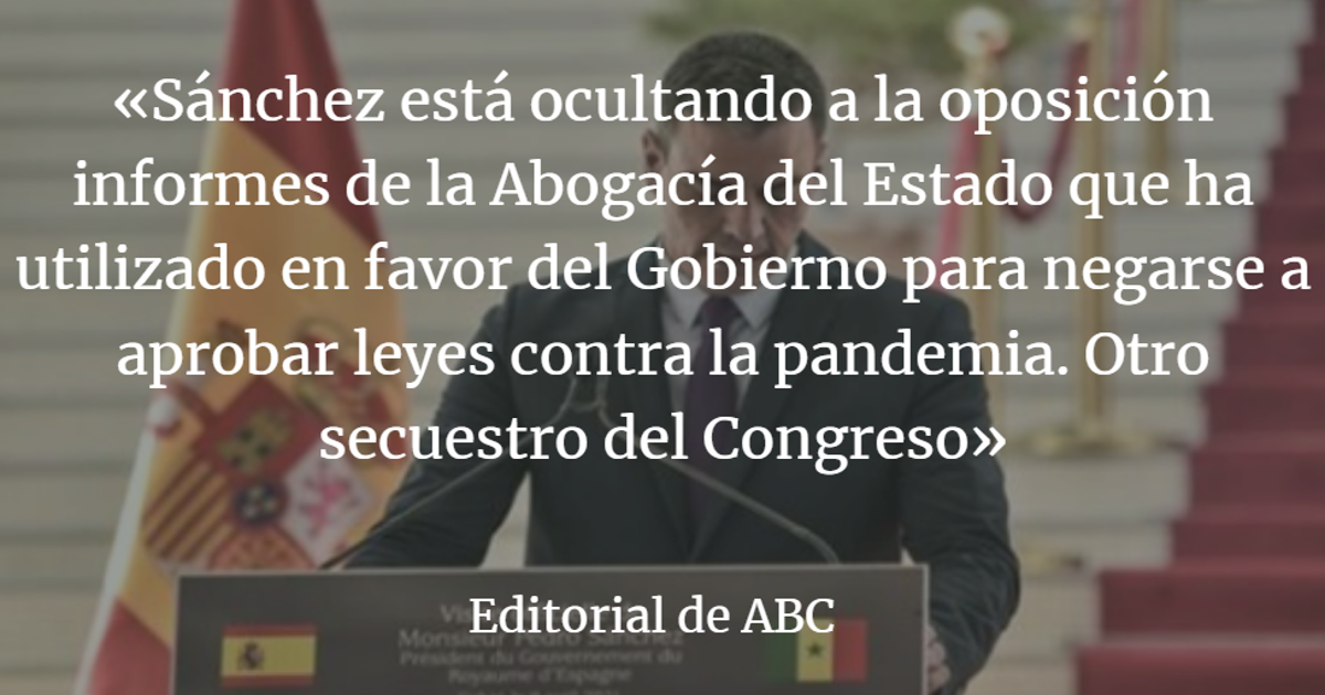 Editorial ABC: Juego limpio con la alarma