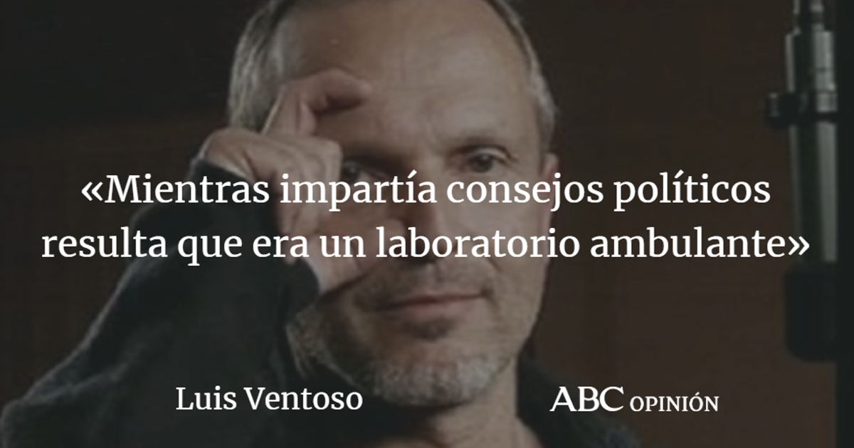 Luis Ventoso: Bosé, politólogo y científico