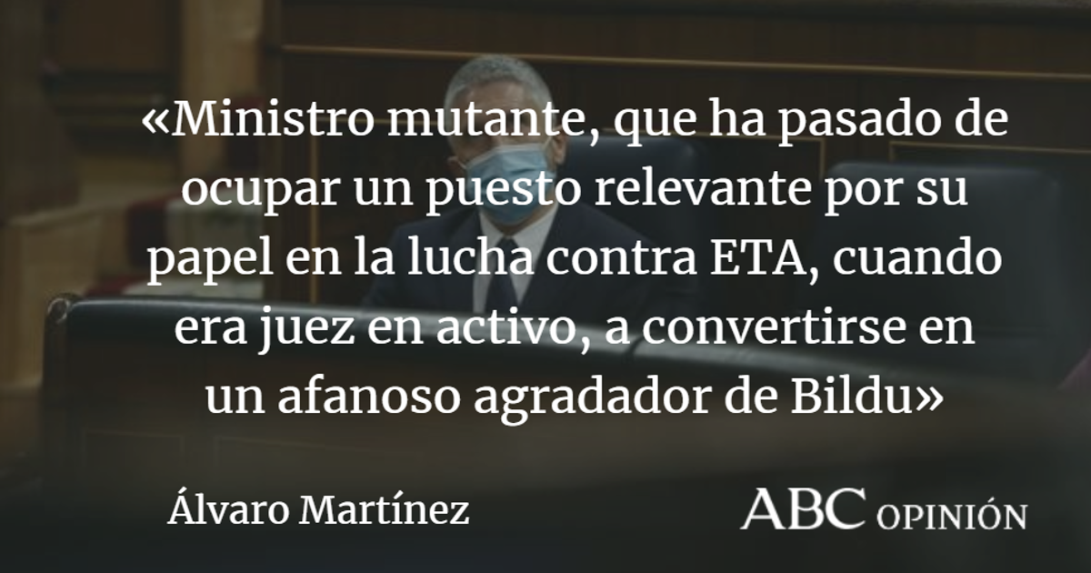 Álvaro Martínez: El ministro mutante en su cinta de correr