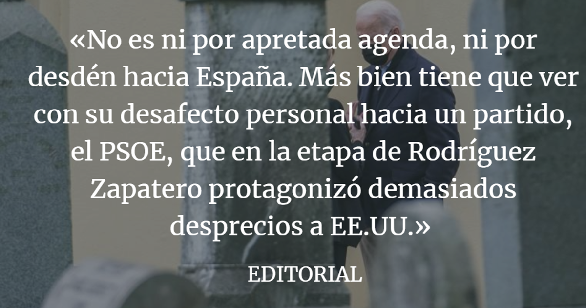 Editorial ABC: Cuatro meses después, Biden sigue sin llamar a Sánchez