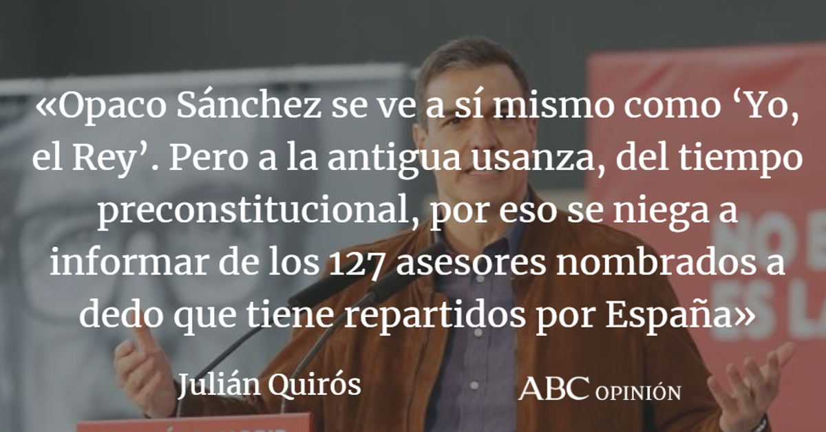 Julián Quirós: Opaco Sánchez