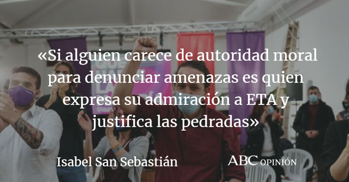 Isabel San Sebastián: Iglesias víctima tampoco cuela