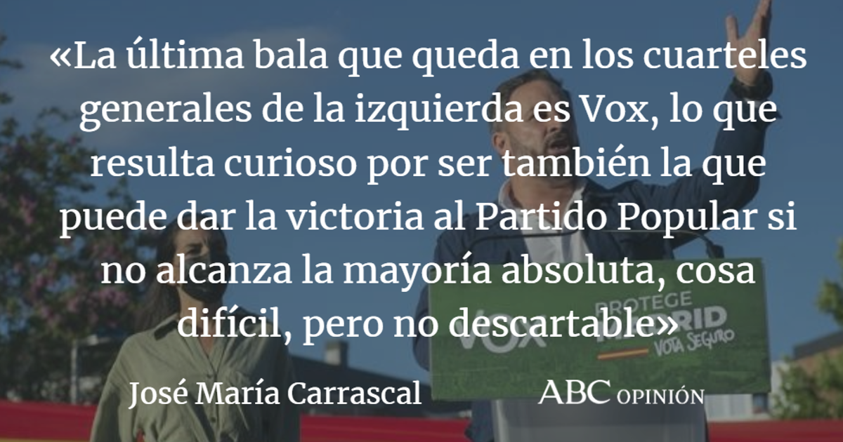 José María Carrascal: La solución es Vox