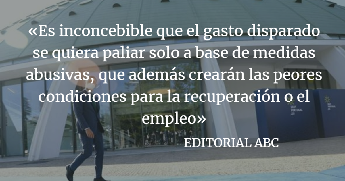 Editorial ABC: El sablazo de Sánchez