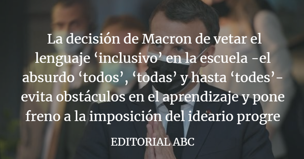 Editorial ABC: Lecciones desde Francia