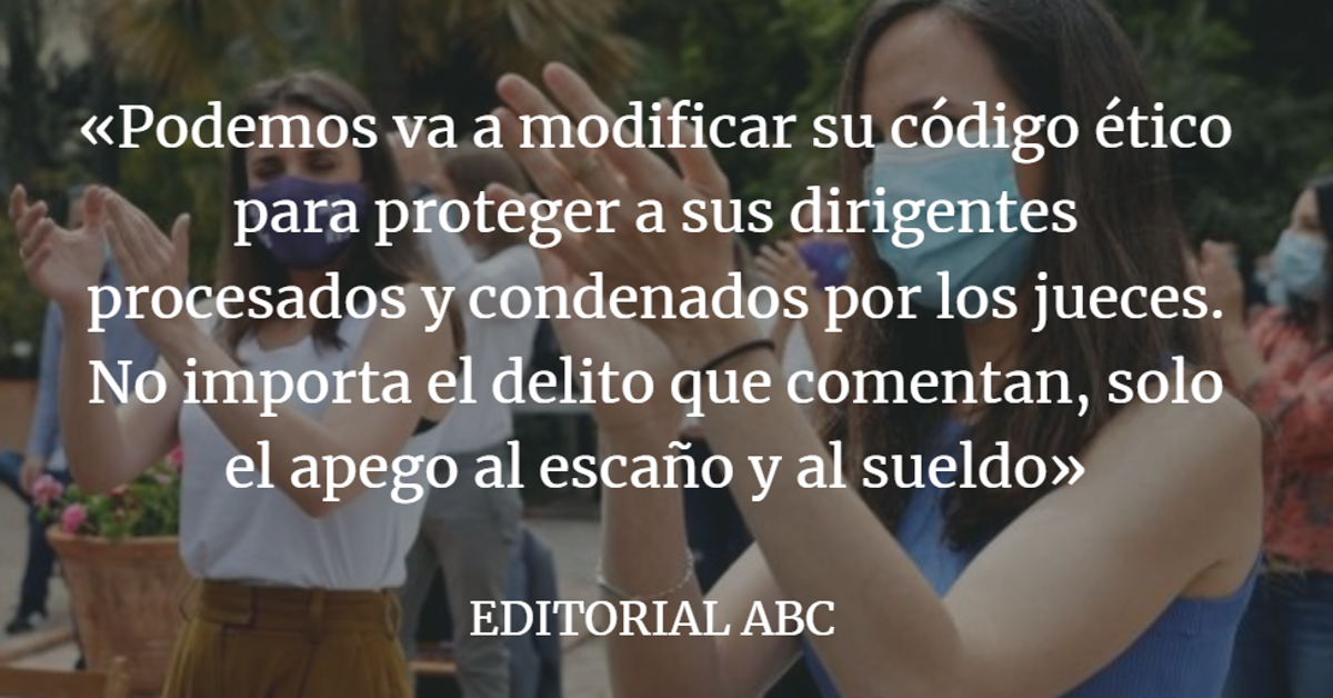 Editorial ABC: Ética penal a medida