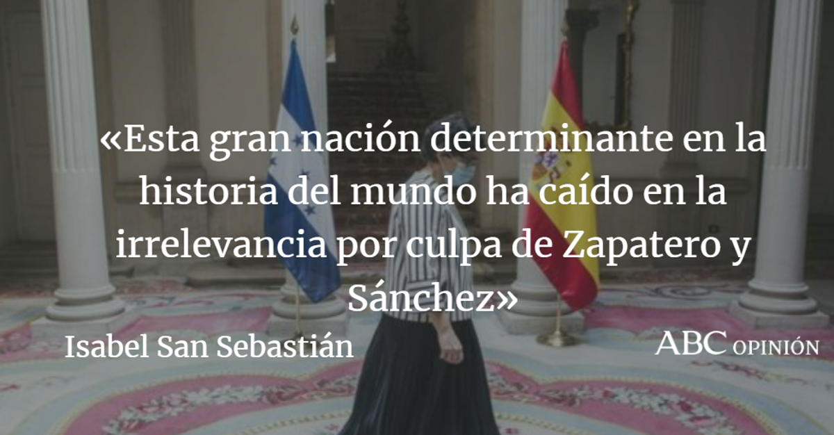 Isabel San Sebastián: España naufraga sola