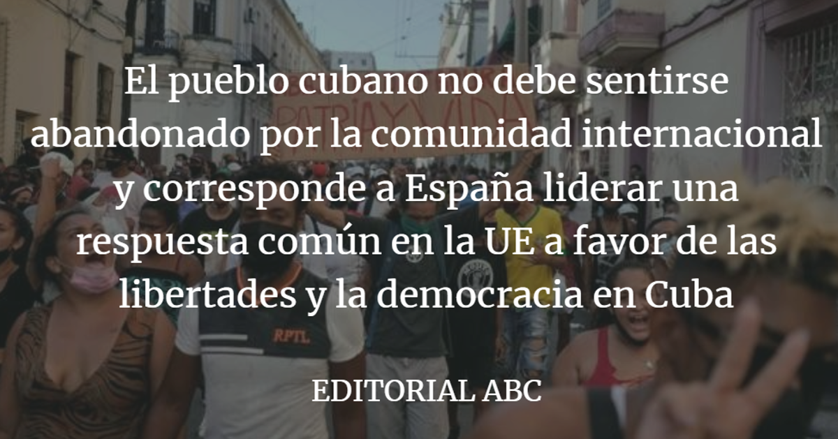 Editorial ABC: Cuba pierde el miedo