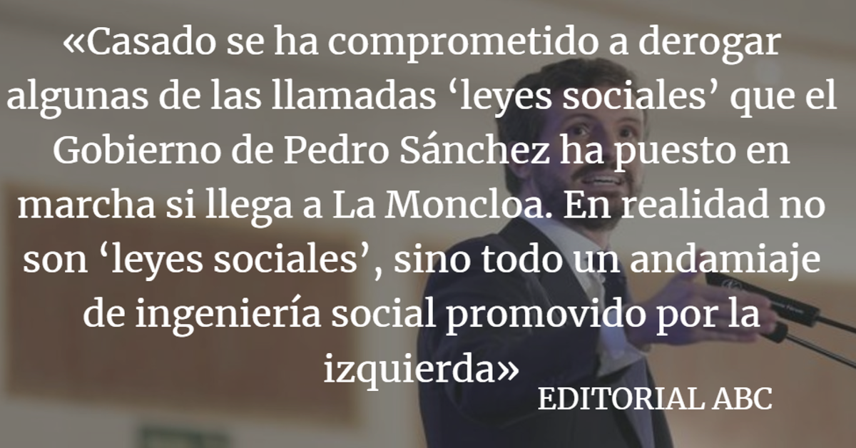 Editorial ABC: Poner fin al sectarismo ideológico del Gobierno