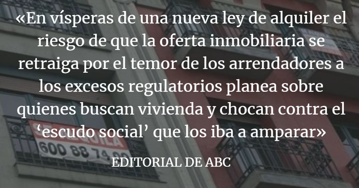 Editorial ABC: El mejor escudo social es liberalizar el mercado