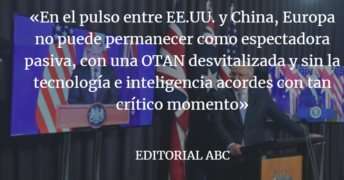 Editorial ABC: Un orden mundial sin Europa