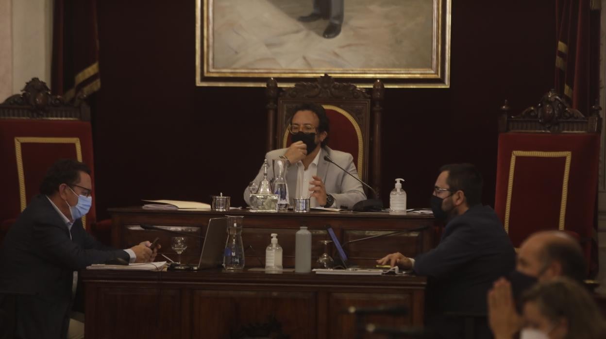 El alcalde, en el pleno.