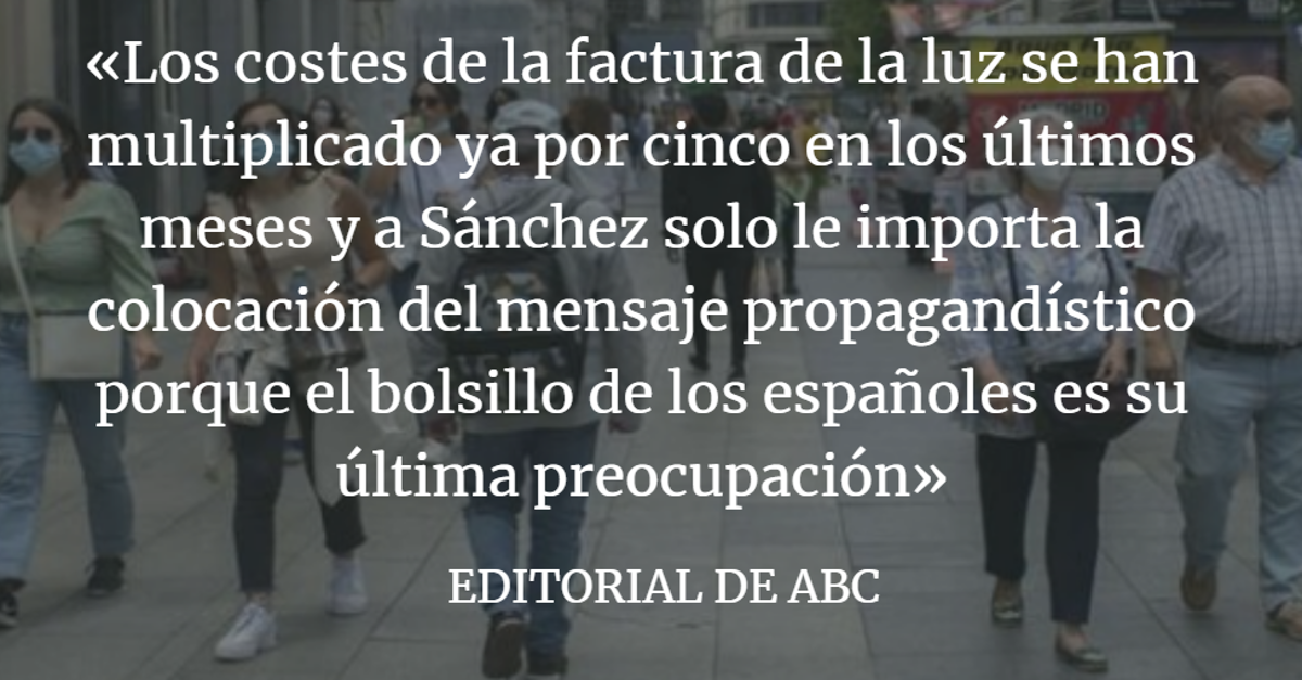 Editorial ABC: Presupuestos 2022: el peor castigo a la clase media