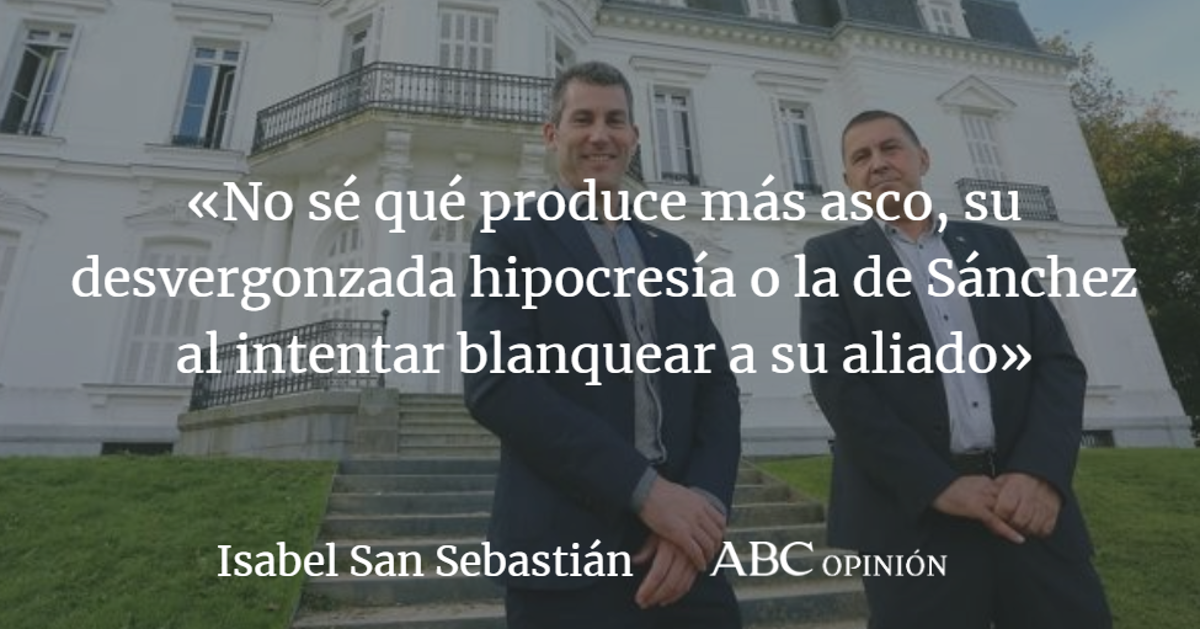 Isabel San Sebastián: Vomitivo paripé de Otegui