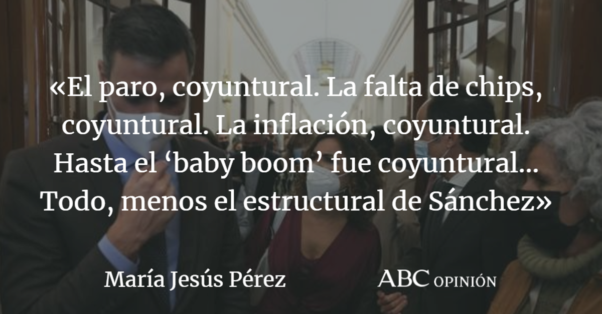 María Jesús Pérez: Todo es coyuntural... menos Sánchez y Cía.