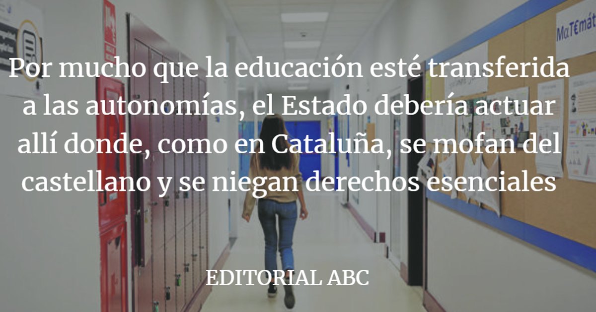 Editorial ABC: El español, como el suahili o el liki