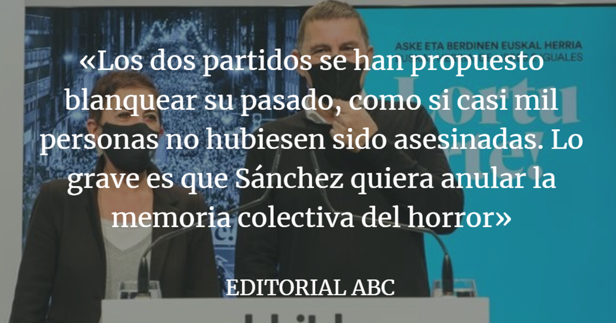 Editorial ABC: Bildu y Sortu siguen siendo ETA