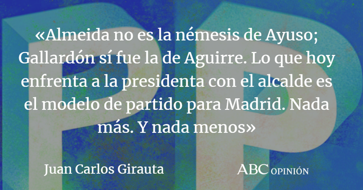 Juan Carlos Girauta: Un patrón familiar: alcalde contra presidenta