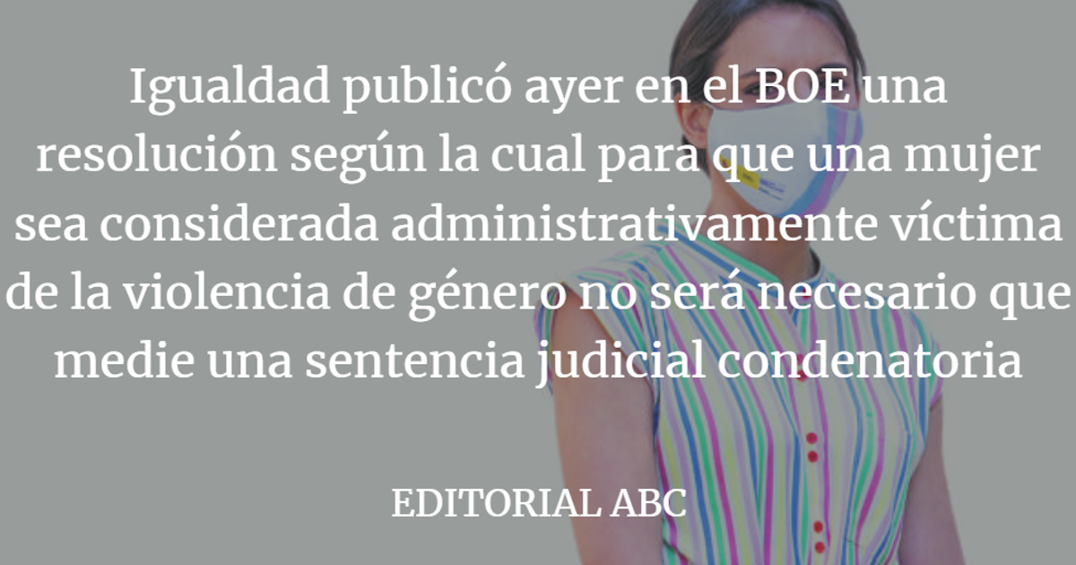 Editorial ABC: Otro ninguneo hostil a la justicia con la violencia