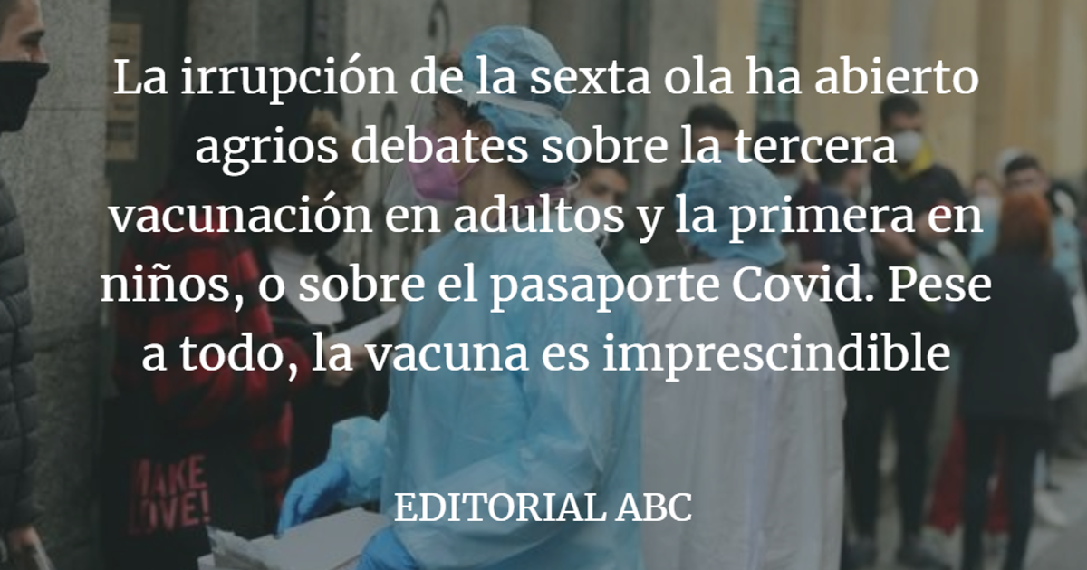 Editorial ABC: Los límites de la pandemia