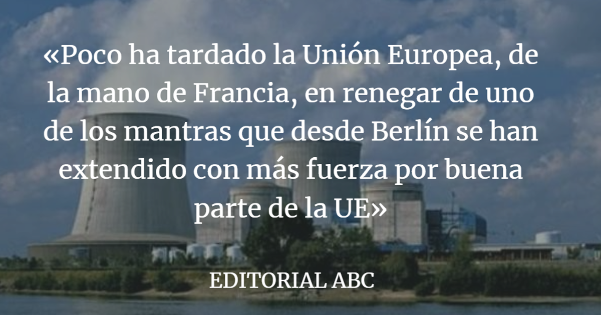 Editorial ABC: Energía nuclear, y también verde