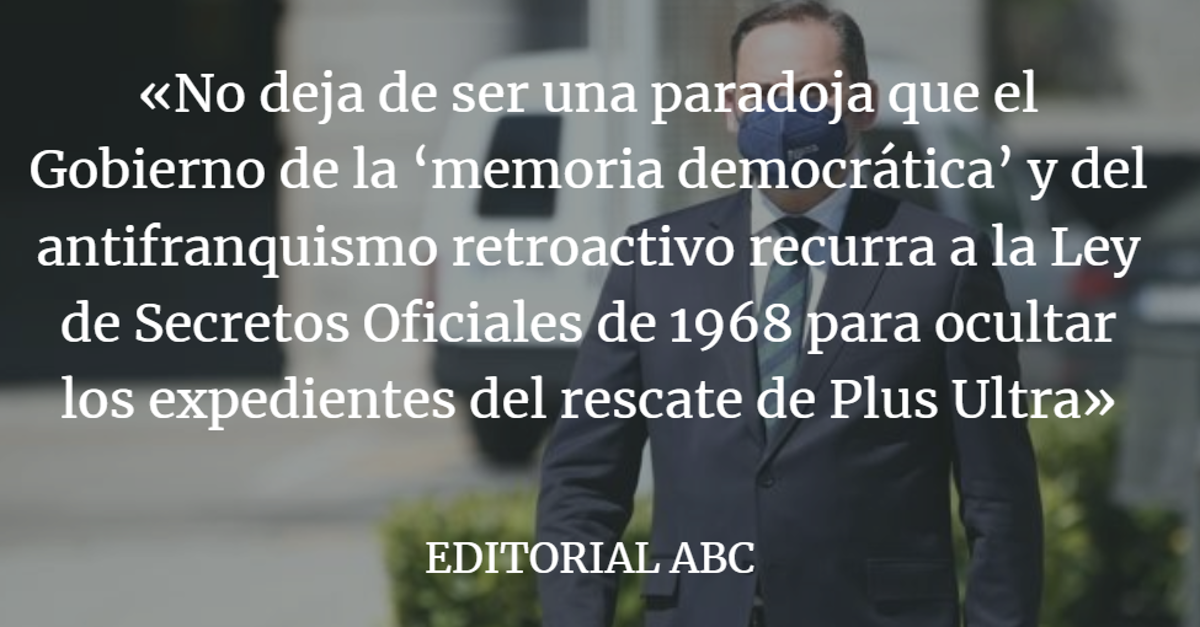 Editorial ABC: Memoria democrática y estrategia autoritaria