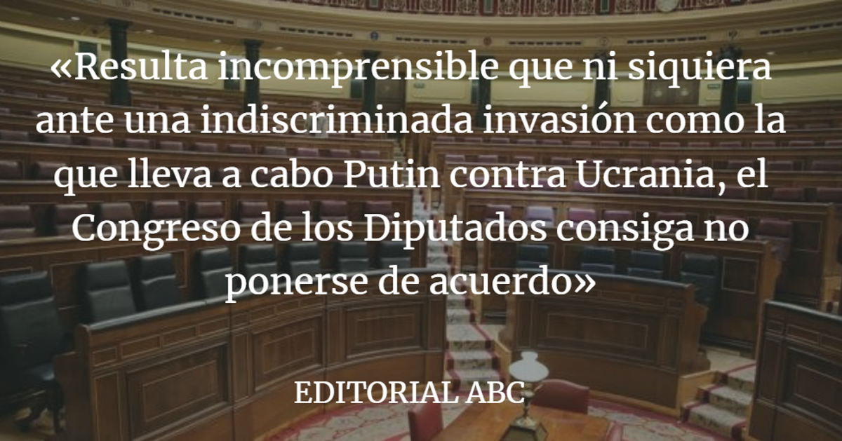 Editorial ABC: El pésimo ejemplo del parlamento español